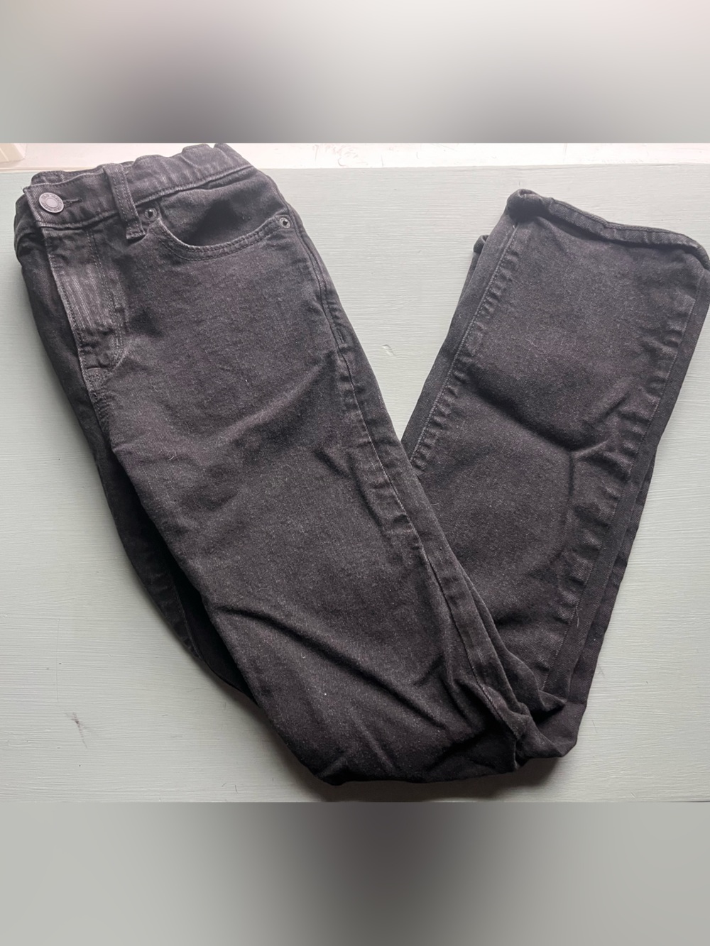 Old Navy Boys Slim Straight Black Jeans size 14